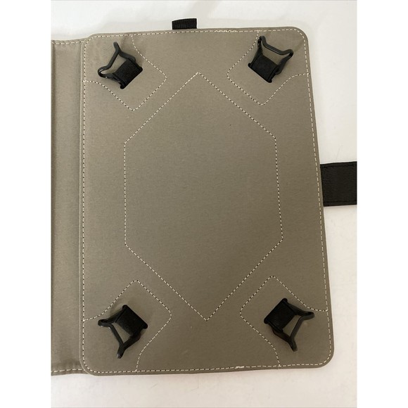 Black Pro Case Magnetic Folding Folio Case For Tablet With Pencil Holder - Picture 5 of 15